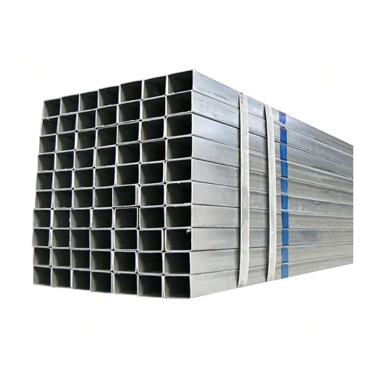 Hot dip Galvanized Square dan Tiub Keluli Segi Empat